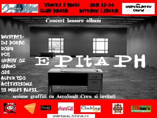 EVENTs - Lansare EPITAPH ! 9 iunie --->> Bahia - HIPHOP